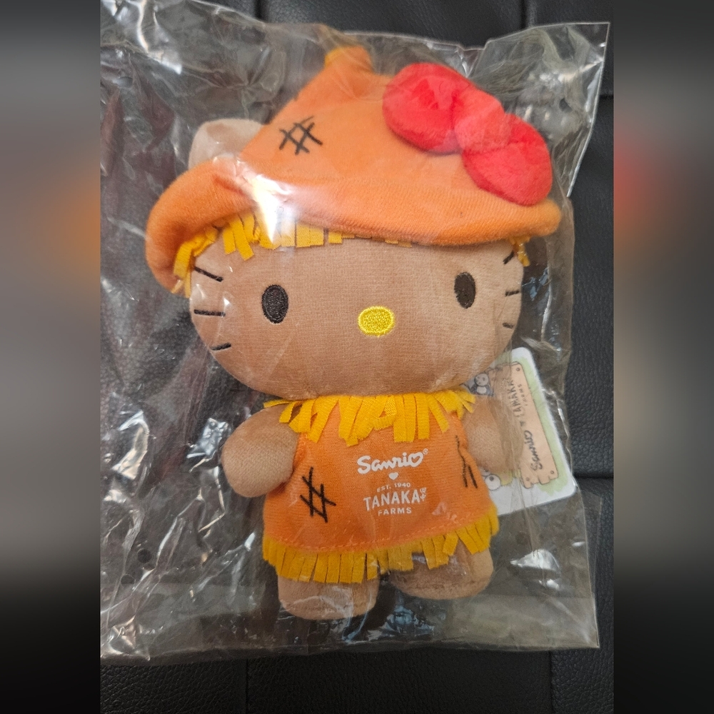 Hello Kitty ❤️ Tanaka Farms ~ Pumpkin patch 🎃 6" plush